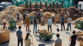 Premier compost collectif  de Rambouillet