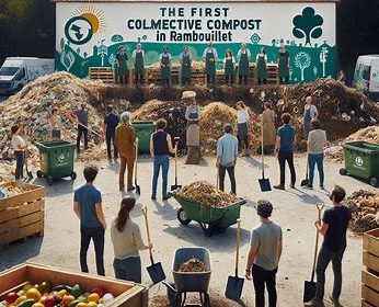 Premier compost collectif  de Rambouillet